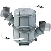 Vetus NLP50S Plastic Waterlock Muffler (50mm / 10 Litres)