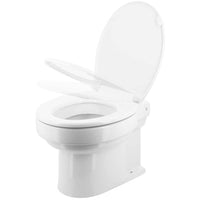 Vetus Compact Electric Toilet with Soft Close Lid (12V)