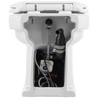 Vetus Compact Electric Toilet with Soft Close Lid (12V)