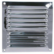 Hooded Louvre Vent Chrome Plated (6" x 6")