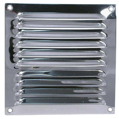 Hooded Louvre Vent Chrome Plated (6