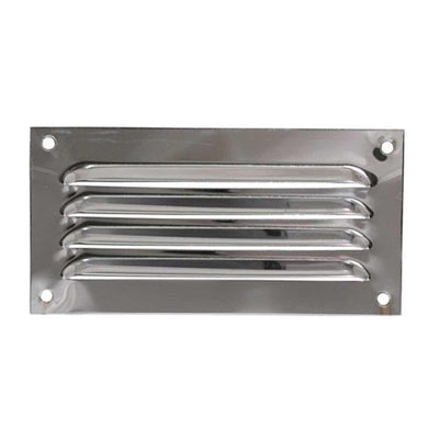 Hooded Louvre Vent Chrome Plated (6