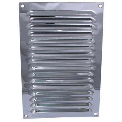 Hooded Louvre Vent Chrome Plated (6