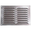 Hooded Louvre Vent Brushed Stainless Steel (9" x 6")