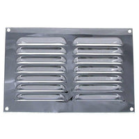 Hooded Louvre Vent Chrome Plated (9" x 6")