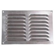 Hooded Louvre Vent Polished Stainless Steel (9" x 6")