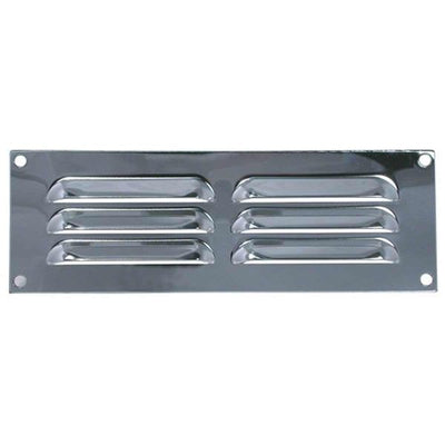 Hooded Louvre Vent Chrome Plated (9