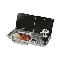 Fiamma F45S Awning, Indel B Fridge, Can Hob/LH Sink & Cold Tap Bundle