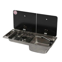 Indel B Cruise 49 Fridge, Can Hob/Sink and Cold Tap Bundle (RH Sink)
