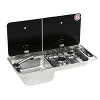 Indel B Cruise 49 Fridge, Can Hob/Sink and Cold Tap Bundle (LH Sink)