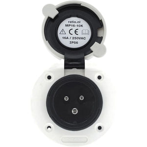 Victron Shore Power Inlet Socket in Polyamide (16A / 250V)