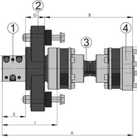 VETUS VDR 2, constant-velocity joint 21, shaft 35mm, 5'' flange (VDR221355)