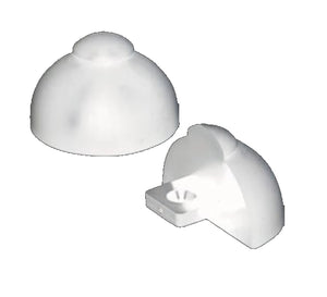 VETUS Set end pieces white for rubbing strake type HARO60 (EHARO60W)