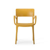 Vivo Polypropylene Armchair for Contract Use - Mustard