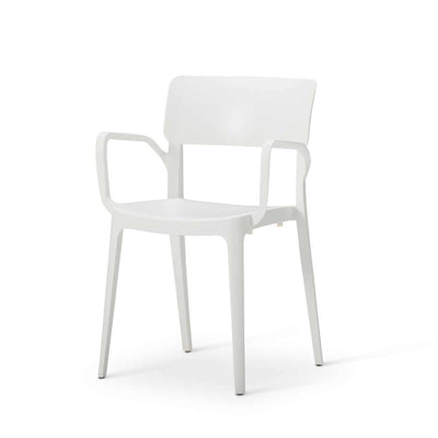 Vivo Polypropylene Armchair for Contract Use - White