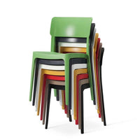 Vivo Polypropylene Side Chair for Contract Use - Dark Grey