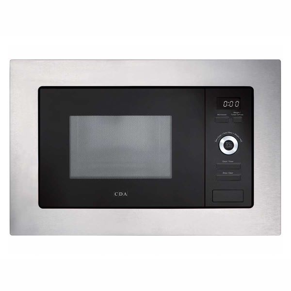 CDA Integrated Microwave Oven 25L 5 Power Levels Stainless Steel