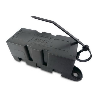 AG Fuse Holder Mega Black Plastic (No Fuse)