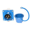 W4 Mains Angled Inlet 3-Pin 240V 16A