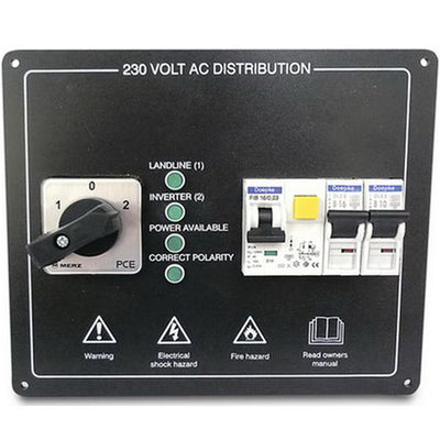 AG AC Panel RCCB 2MCB's + 2-Way Changeover