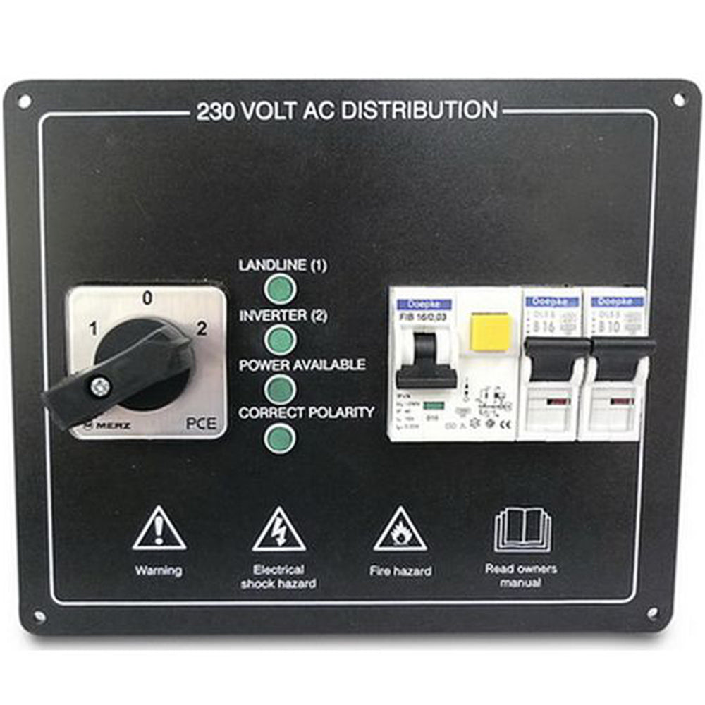 AG AC Panel RCCB 2MCB's + 2-Way Changeover