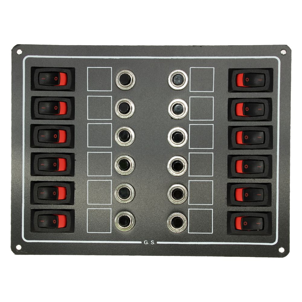 AG 12-Way Circuit Breaker Switch Panel