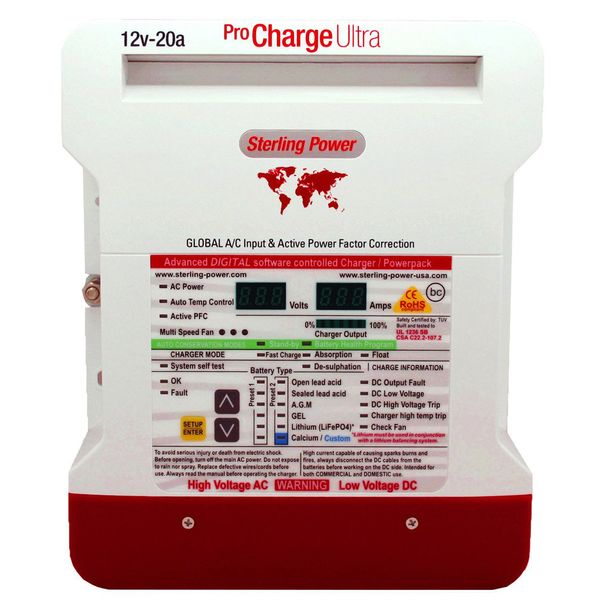 Sterling Power Battery Charger Pro-U (12V / 20A)
