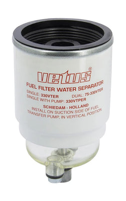VETUS Spin-on filter, 30-micron, Max. 190l/h