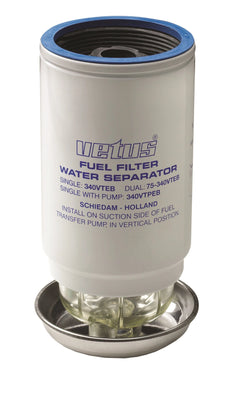 VETUS Spin-on filter, 10-micron, Max. 380l/h