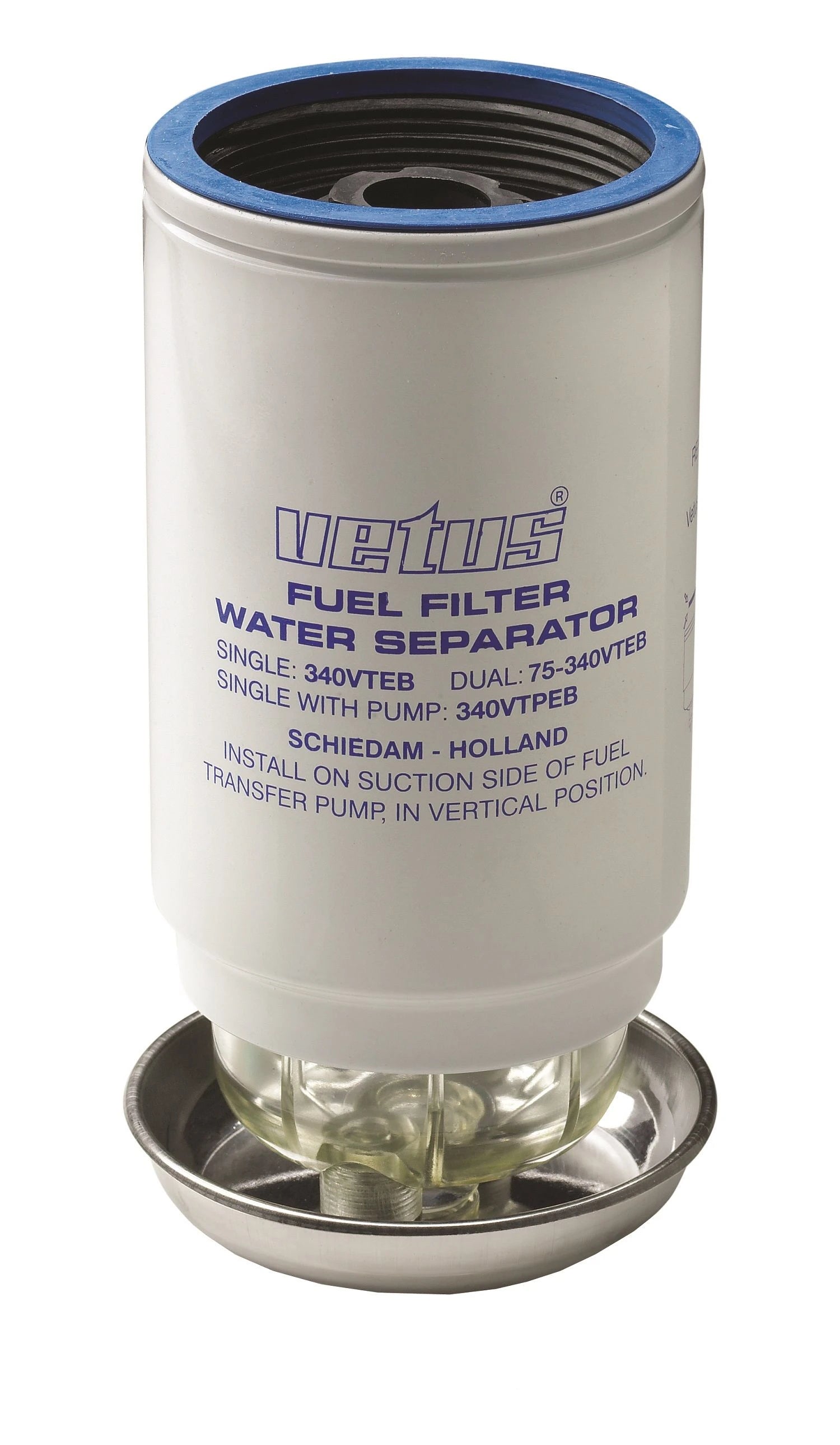 VETUS Spin-on filter, 10-micron, Max. 460l/h