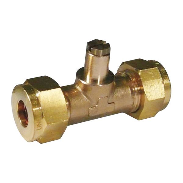 AG Gas Test Point Union Fitting (3/8" OD Pipe)