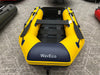 WavEco ULTRA 2.5m Yellow Inflatable boat with a Solid Transom & Slatted Floor