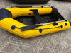 WavEco ULTRA 2.5m Yellow Inflatable boat with a Solid Transom & Slatted Floor