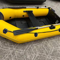 WavEco ULTRA 2.5m Yellow Inflatable boat with a Solid Transom & Slatted Floor