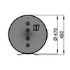 VETUS Twin-coil calorifier, 75lt. (WHT075)