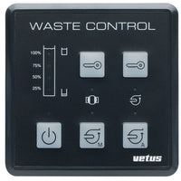 VETUS waste water system control panel, 12 & 24V