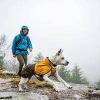 Ruffwear Sun Shower™ Dog Raincoat in Mineral Yellow (X Small)