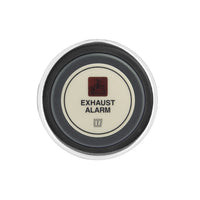 VETUS exhaust temperature alarm, white, 12V, cut-out size 52mm