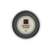 VETUS exhaust temperature alarm, white, 12V, cut-out size 52mm