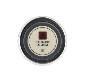 VETUS exhaust temperature alarm, white, 12V, cut-out size 52mm