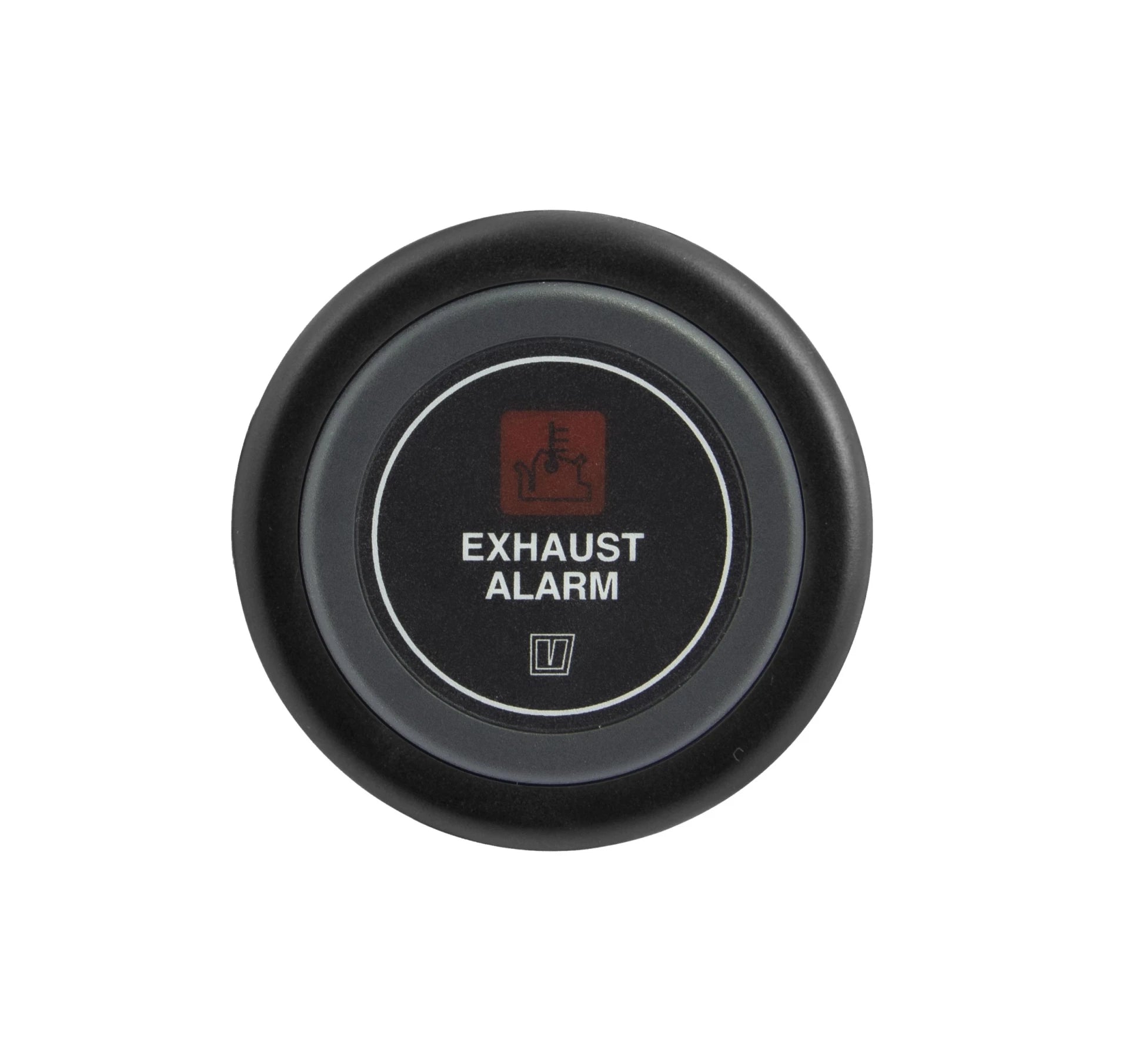 VETUS exhaust temperature alarm, black, 24V, cut-out size 52mm