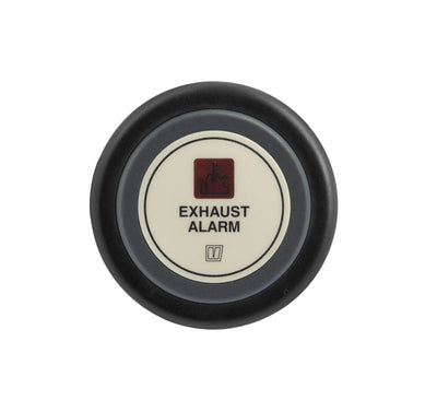VETUS exhaust temperature alarm, white, 24V, cut-out size 52mm