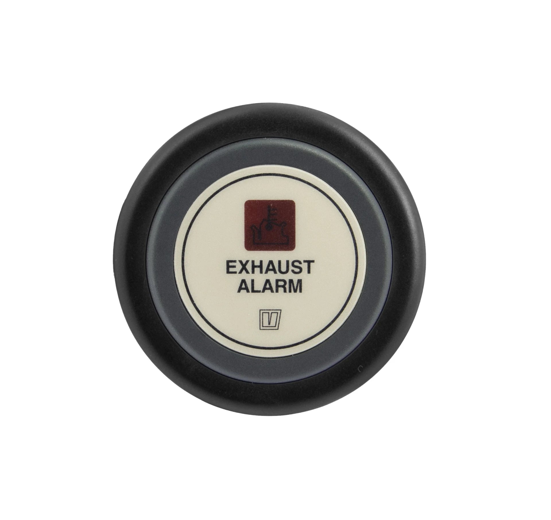 VETUS exhaust temperature alarm, white, 24V, cut-out size 52mm