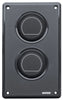 VETUS extension panel for 2 instruments with cut-out diameter of 52mm