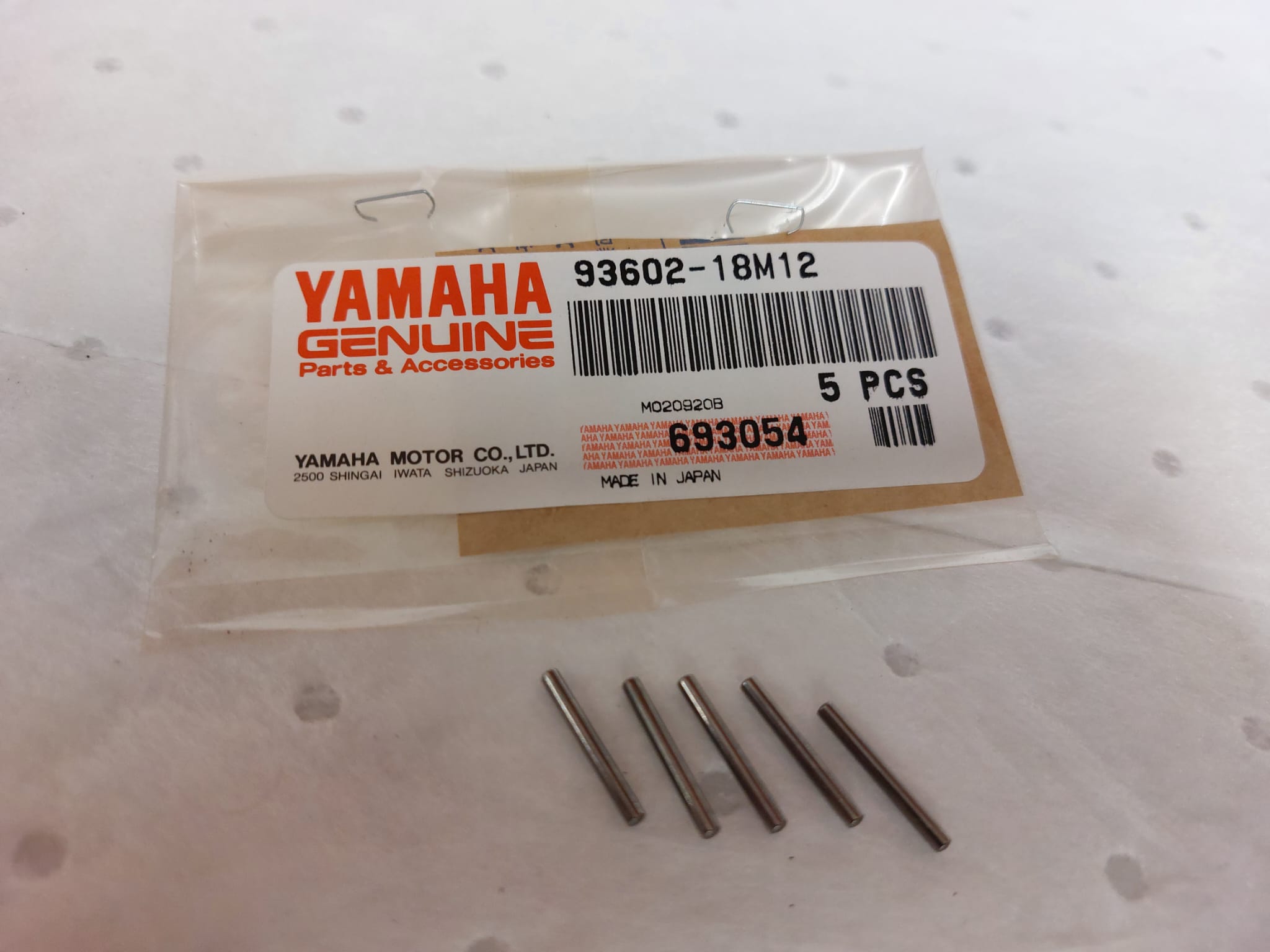 PIN SMALL END BEARING 93602-18M12  YAMAHA
