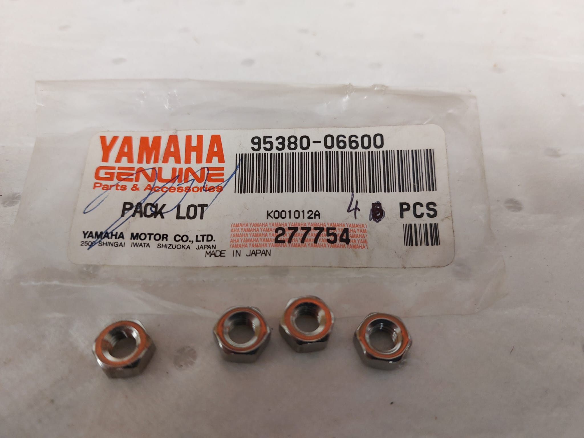 NUT 95380-06600  YAMAHA