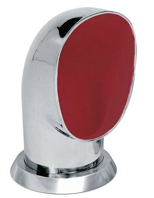 VETUS cowl ventilator YOGI, 125 mm, SS 316, red interior