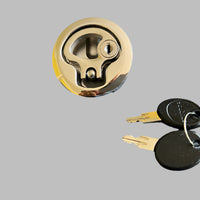 Zodiac Locking countersunk Locker Latch With 2 Keys - Z67302