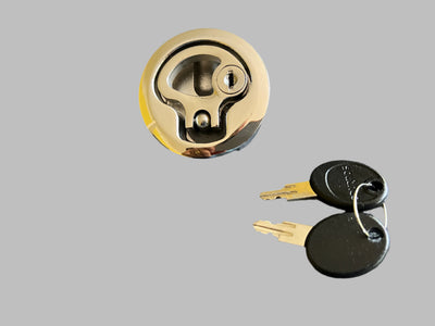 Zodiac Locking countersunk Locker Latch With 2 Keys - Z67302