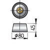 VETUS Hull anode type 8 , zinc (excl. connection kit) (ZINK8C)